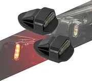Motorcycle LED Turn Signal Light Tail Light Rear Indicator Lights Mini Fit for Harley Sportster Nightster 975 2021-2023 (Black)