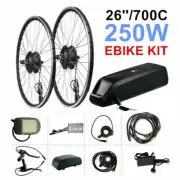 36V 250W Gear Hub Motor Rim Electric Bike Conversion Kit ebike kit 26inch /700C