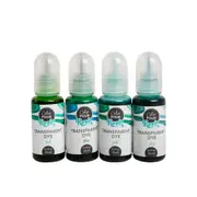 American Crafts Color Pour Resin Dyes 4 x 10ml Translucent Cool Colours