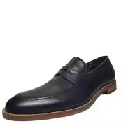 Johnston & Murphy Men's Haywood Penny Loafers Color Leather Black Size 11.5