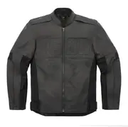 Icon Motorhead 3, leather jacket , color: Black , size: M