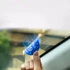 3x Car Stickers Car Windshield Glass Electrostatic Stickers Accessories Clear