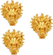 BCOATH 3pcs Outdoor Fountain Large Garden Wall Water Outlet Elegant Villa Water Feature Dragon Head Design