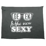 Geek Is The New S Xy - Funny Novelty Soft Sport Microfiber Towel