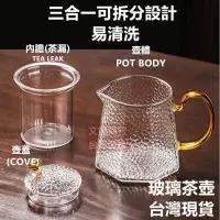 在飛比找露天拍賣優惠-耐熱玻璃泡茶壺錘紋玻璃茶壺 沖茶器 泡茶 沏茶 花茶 玻璃壺