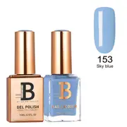 Billionaire Gel Polish UV LED & Nail Lacquer Duo 153 Sky Blue 15ml