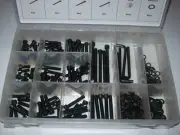 363pc ALLEN HEAD HEX SCREW BOLT NUT WASHER ASSORTMENT