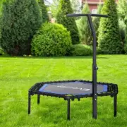 Everfit Rebounder Mini Trampoline, 48" Hexagon Trampolines Sports Exercise Fi...