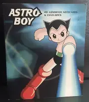 ASTRO BOY MIGHTY ATOM ANIME CARTOON - 20 ASSORTED NOTECARDS+ENVELOPES - NIB