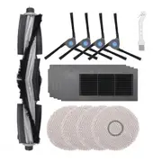 For Deebot X2/X2 Omni/X2 Pro Robot Vacuum Cleaner Roller Main Side Brush Hepa Filter Mop Cloth Spare Parts