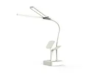 Creative Foldable Touch Desk LED Rechargeable Small Reading Lamp Bedroom Reading Eye Protection Office Desk Lamp-White