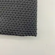 Quality Black & Silver Woven Amplifier Speaker Grill Fabric Cloth 1.5M x 0.5M