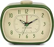 Kikkerland Retro Alarm Clock, Green