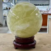 23.39LB Natural Yellow crystal ball Quartz Citrine sphere Mineral Meditation