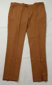 Boohoo Man Men's Super Skinny Fit Dress Suit Pants MC1 Mustard Size 36 NWT