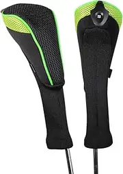 Andux Long Neck Golf Hybrid Club Head Covers with Interchangeable No. Tags Pack of 2 CTMT-01