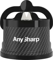 AnySharp Knife Sharpener, Hands-Free Safety, PowerGrip Suction, Safely Sharpens