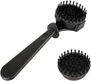 Espresso Coffee Machine Cleaning Brush Grouphead Brush with 1 More Detachable Nylon Bristles Espresso Cleaning Bristle for 58mm Group Head