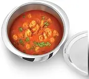 Hawkins 3 Litre Metro Patila, Triply Stainless Steel Tope with Stainless Steel Lid, Induction Bhagona, Tapeli, Silver (SSP30S)