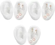 Healeved Artificial Ear Molds Silicone Ear Model for Jewelry Display Learning Tool