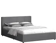 ALFORDSON Bed Frame with Gas Lift Storage Base Queen Size, Bed Platform Foundation with Linen Fabric Upholstered Tufted Headboard for Mattress Topper, Tricia Fabric Grey