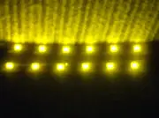 SMART VOLVO LEXUS JAGUAR YELLOW 5050 SMD LED 2 STRIPS