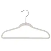 Simplify Kids 25 Pack Velvet Hangers in White