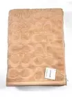 COACH Beach Towel 35x66 Coral Signature C 68x40 French Terry NEW $148