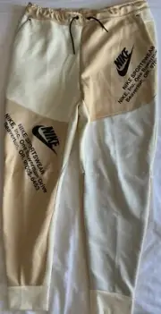 Nike Sportswear Tech Fleece Joggers Sesame Coconut Milk DM6480-252. Adult Sz: XL