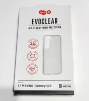 NEW Tech21 EVO CLEAR Case for Samsung Galaxy S22 in Retail Packaging - CLEAR