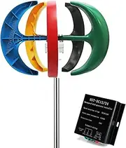 9000W Small Maglev Three Phase AC Vertical Wind Turbine, 110V/220Vwith MPPT Controller for Home Or Camping(Noiseless)