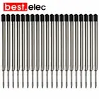 20PCS/Set 3.9inch Medium Point Black Ink Ballpoint Pen Refills for Parker PenRc