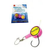 2pc Hookeze Fishing Knot Tying Tool/Quick Knotting Line Standard - Pink