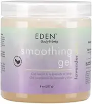 EDEN BodyWorks Lavender Aloe Smoothing Hair Gel (8 oz) - Enhances Curly or Natural Hair Look – Smooth Frizz & Tame Flyaways