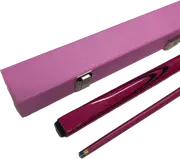 Cuemaster PINK Metallic Pool Snooker Billiard Cue and Pink Cue Case
