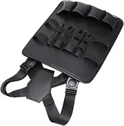 MOTHNUR Hair Stylist Tool Vest Bag Adjustable Scissor Bag for Barbers Multi Pocket Barber Supplies for Scissors Combs Clippers Elegant Design for Efficient Tool Access