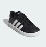 Adidas GRAND COURT 2.0 K (GW6503) Core Black / Cloud White - Kids Size 5