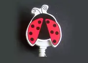 LADYBUG Retractable Reel ID Card Badge Holder Key chain Security FREE SHIP