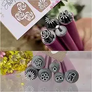 Nail Art Stamp Pen Set, Nail Art Pen Set, Nail Art Stamping Pen, Nail Art Flower Stamp Pen, Stamp Nail Art Kit, Nail Graffiti Nail Art Dotting Tools, Nail Stamp Pen DIY Nail Art Tools (10pcs)