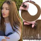 Invisible Nano Ring Tip 100% Remy Human Hair Extensions Micro Loop Beads 100g US
