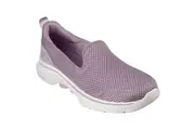 Womens Skechers Go Walk 7 - Razi Mauve Slip On Sneaker Shoes