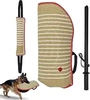 LIODUX Dog Bite Training Set - Sleeve, Pillow Tug Toy, Training Stick - Professional Equipment for K9, Puppy, Interactive, Fetch