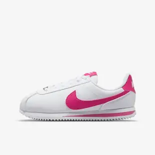 【NIKE 耐吉】休閒鞋 女鞋 大童 運動鞋 阿甘鞋 CORTEZ BASIC SL GS 桃紅白 904764-109