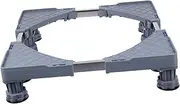 SHOWERORO Djustable Fridge Washing Machine Stand 8 Foot Stainless Steel Base Washer Support for Large Appliances