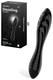 Satisfyer Dazzling Crystal 7" Glass Dildo