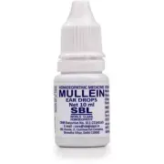 SBL Mullein Ear Drops 10ml Reduces Ear Ache, Removes Dry Wax, Ear Obstruction"