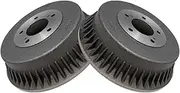 TRQ Rear Brake Drum Pair Set for 1993-2002 Nissan Quest / 1993-2002 Mercury Villager
