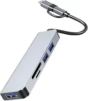 Angoily Computer Hub Adaptor Adapter WiFi Port Cable Hub Multiple Electronic Component