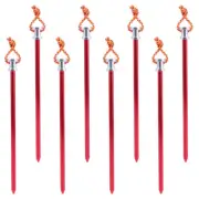 8 PCS Tent Pegs Outdoor Camping Light Hook Bag Event Shelter
