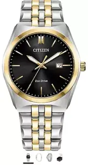 Citizen Corso Eco-Drive Stainless Steel Case silver/Gold Stainless,LP$375